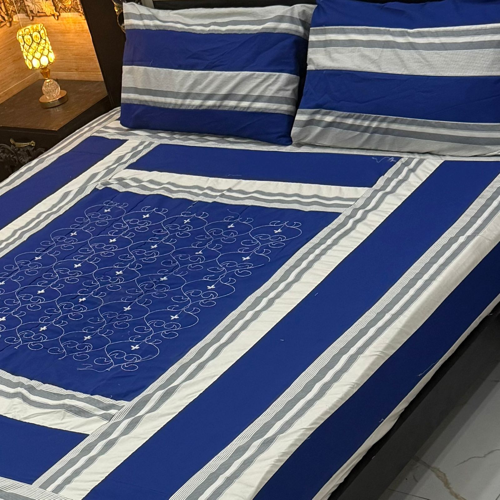 BEDSHEET PATCHED WORK