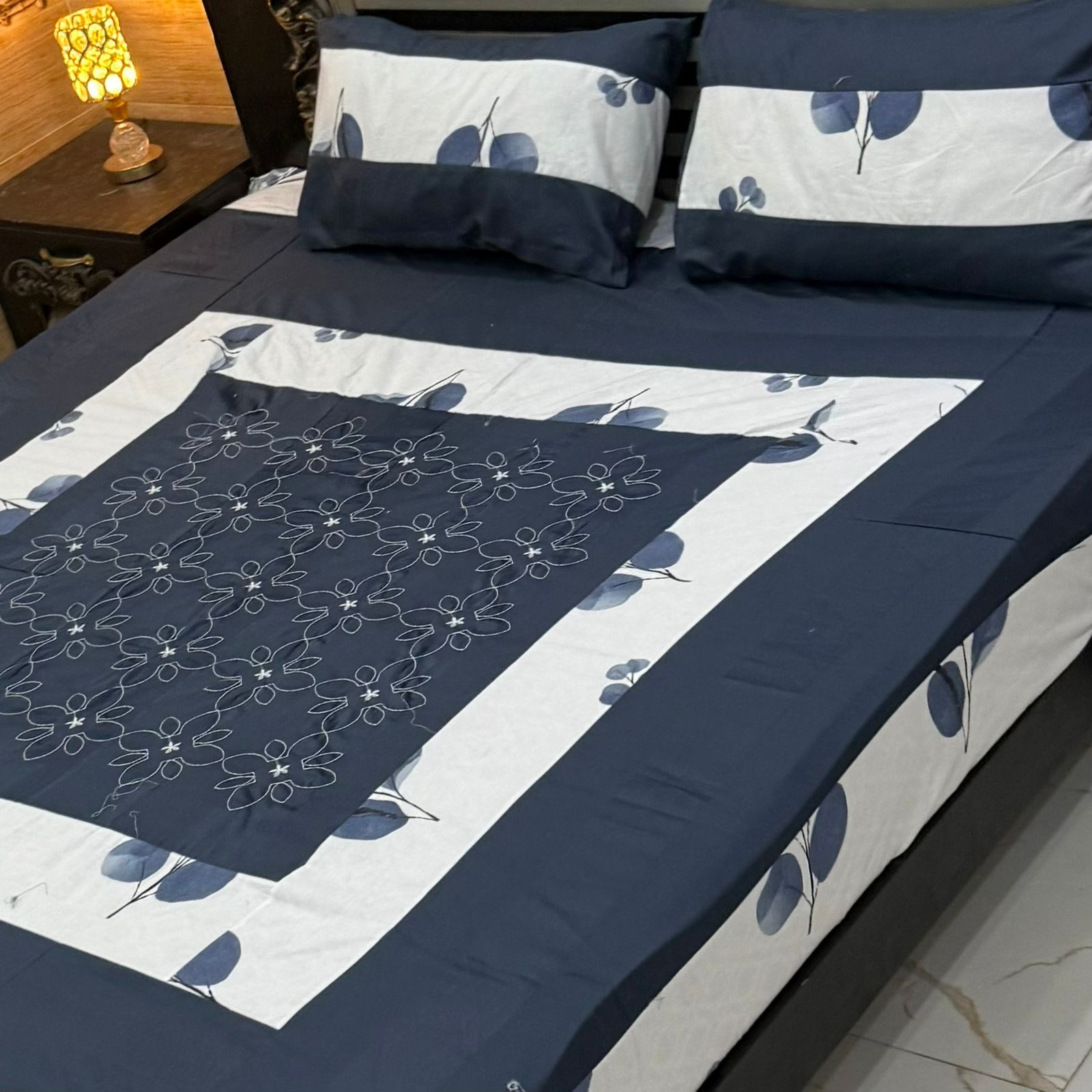 BEDSHEET PATCHED WORK