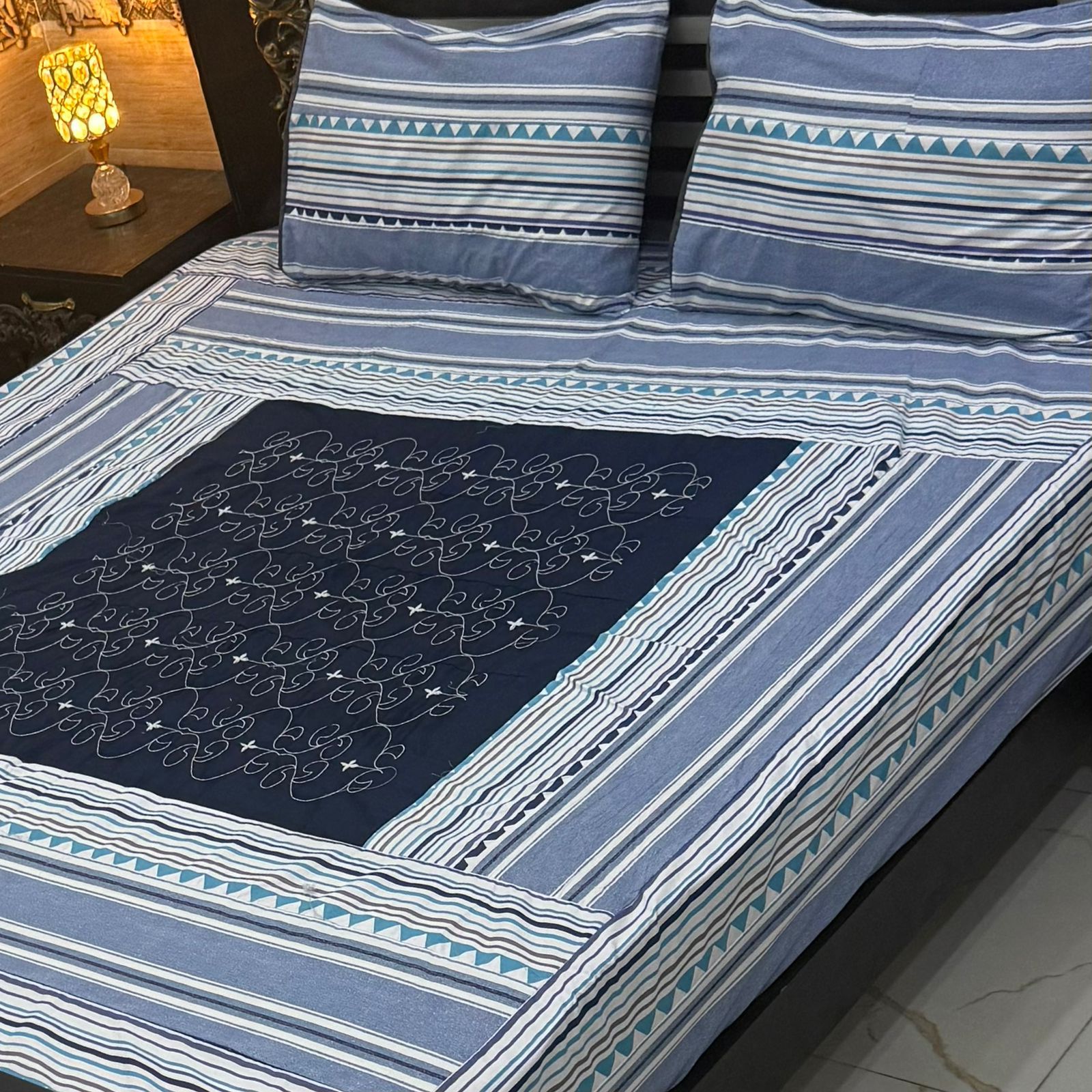BEDSHEET PATCHED WORK