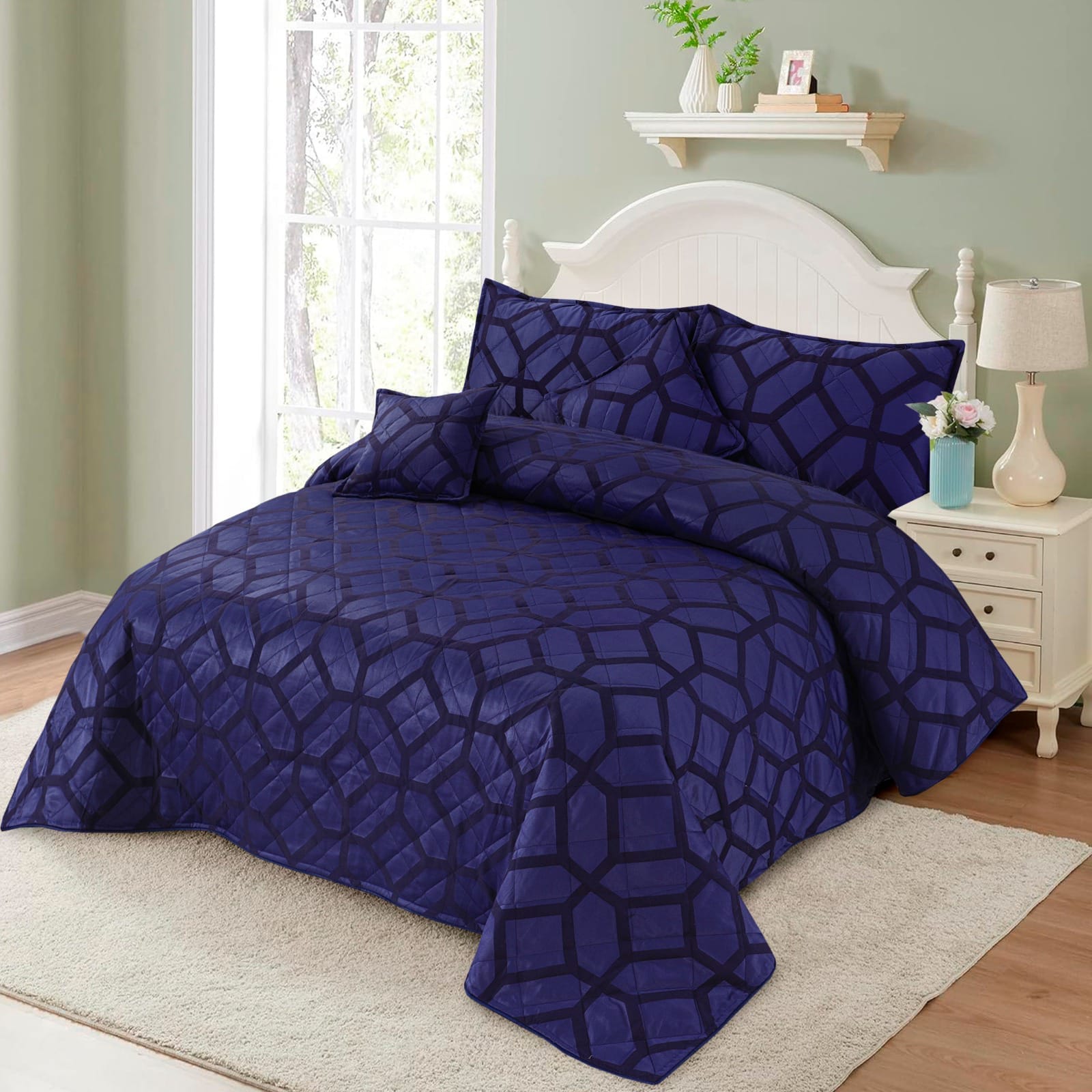ROYAL SQUARE |5| PCS BEDSHEET