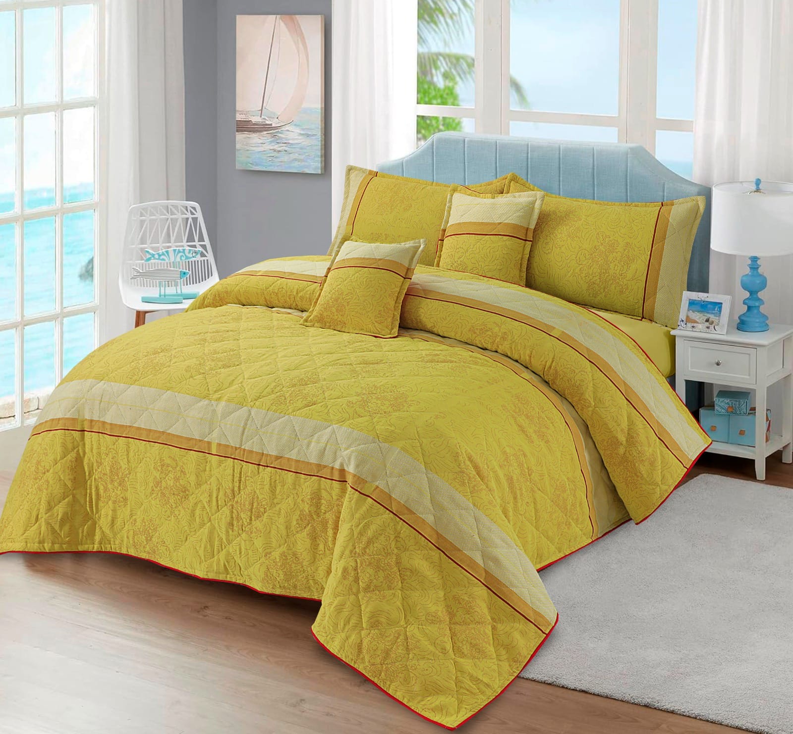 ROYAL SQUARE |5| PCS BEDSHEET