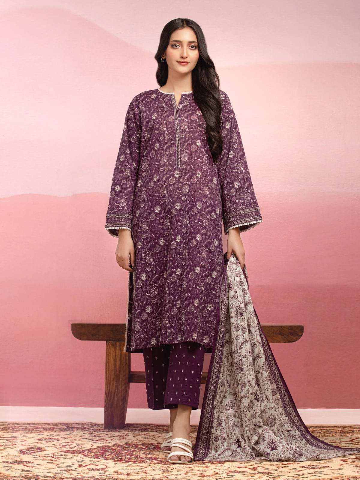 EDENROBE LAWN |3| PCS UNSTITCHED